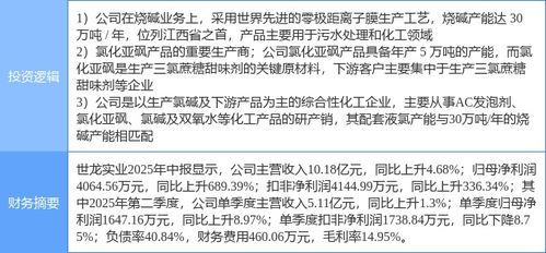 10月22日世龍實業漲停 液氯、燒堿與食品概念熱股投資分析